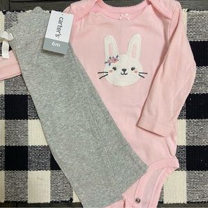Carters Baby | 6m | Long Sleeve Onesie & Pants | Easter | Bunny
